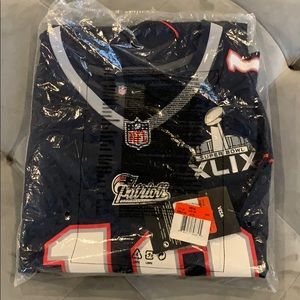 NWT New England Patriots Brady Jersey Superbowl 49